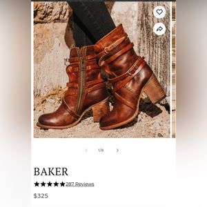 Free Bird Boots brown Baker 8.0 and size 8 COACH WEDGES